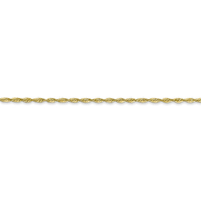 10k 1.5mm Extra-Light D/C Rope Chain