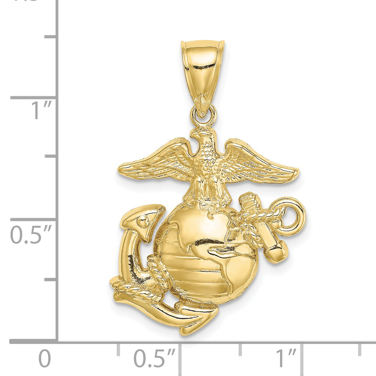 10K Med. Marine Corps Pendant