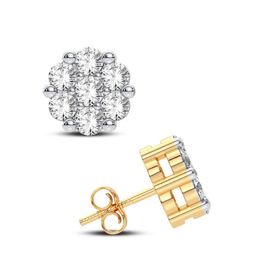 10K 0.71CT Diamond Earring