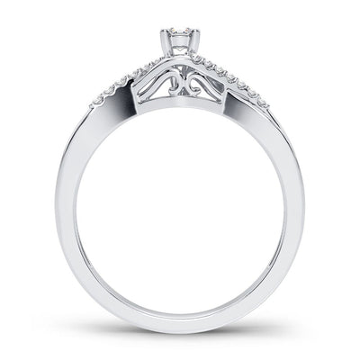 14K 0.16CT Diamond Ring