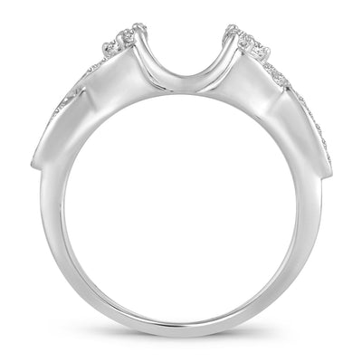 14K  0.25CT  DIAMOND  RING GUARD.