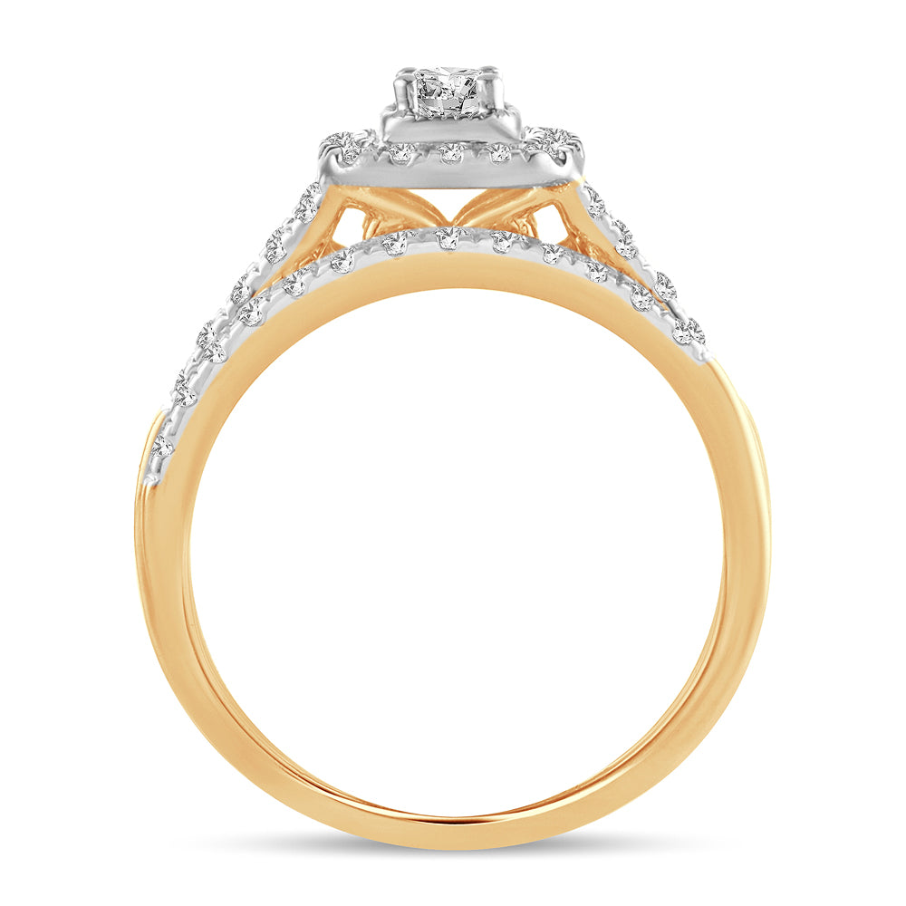 14K 0.50CT DIAMOND BRIDAL RING