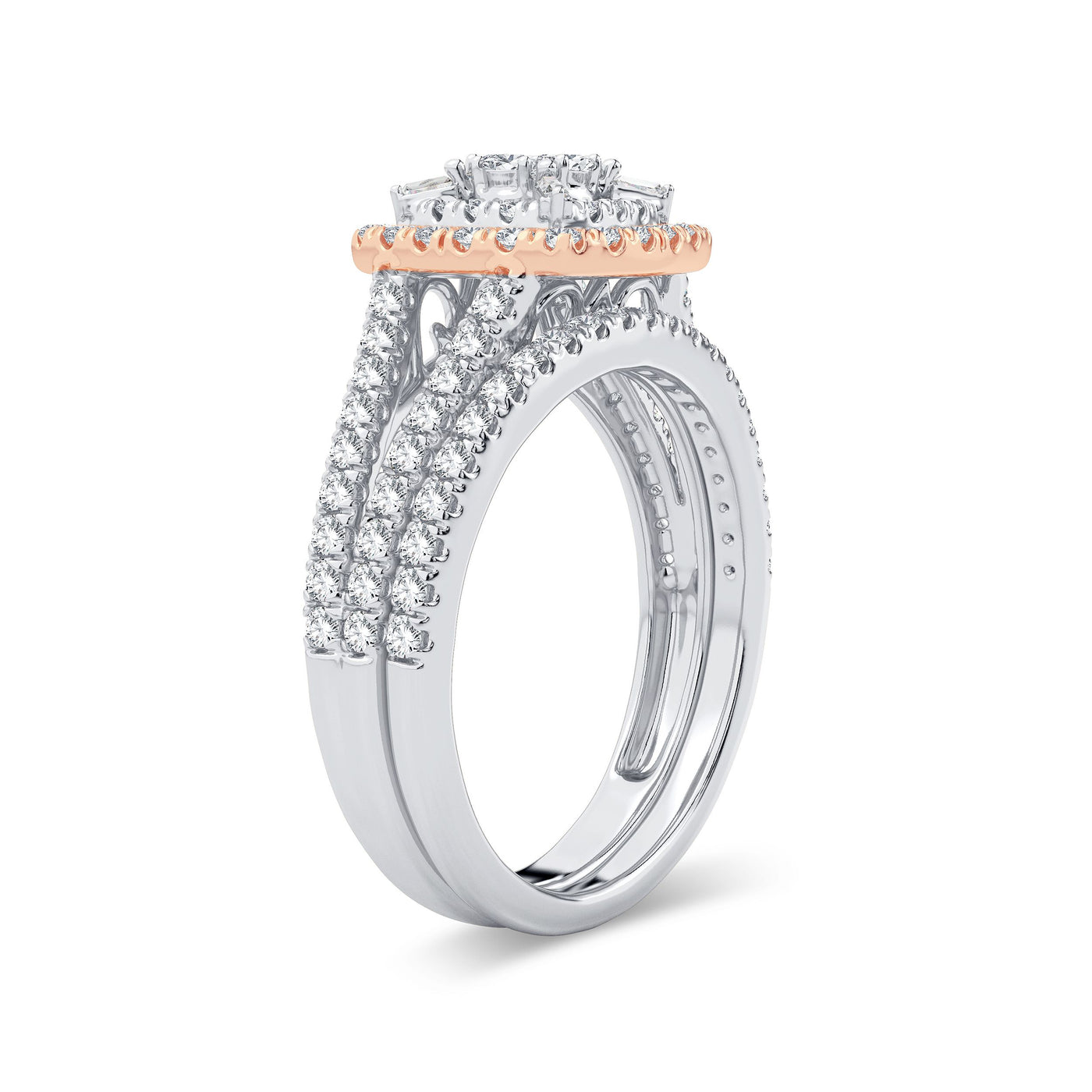 14K 0.75CT Diamond Bridal Ring