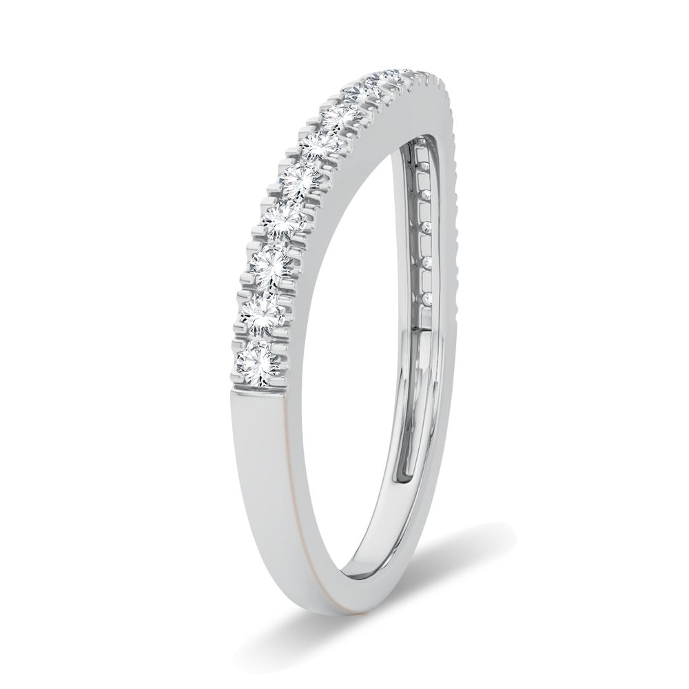 14K 0.33CT Diamond Enhancer Band