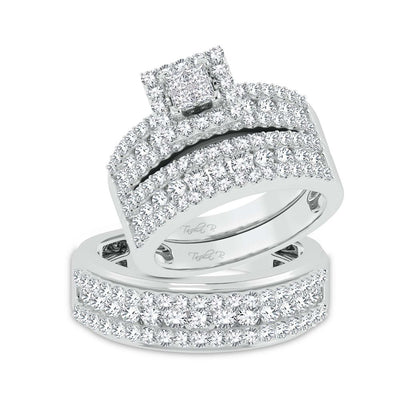 14K 2.83ct Diamond Trio Set