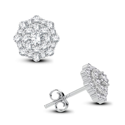 14K 0.33CT Diamond Earring