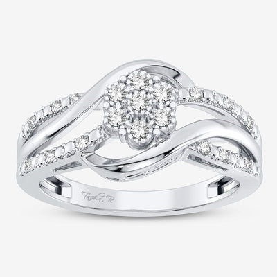 10K 0.10CT DIAMOND RING