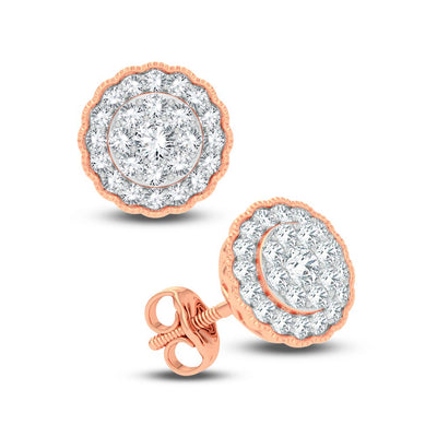 14K 0.50CT DIAMOND EARRING