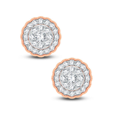 14K 0.50CT DIAMOND EARRING