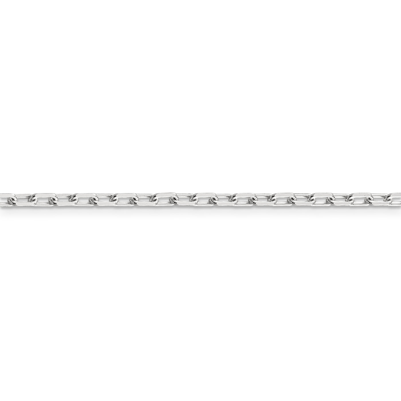 Sterling Silver 2.75mm Elongated Open Link Chain