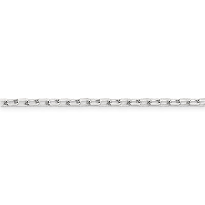 Sterling Silver 2.75mm Elongated Open Link Chain