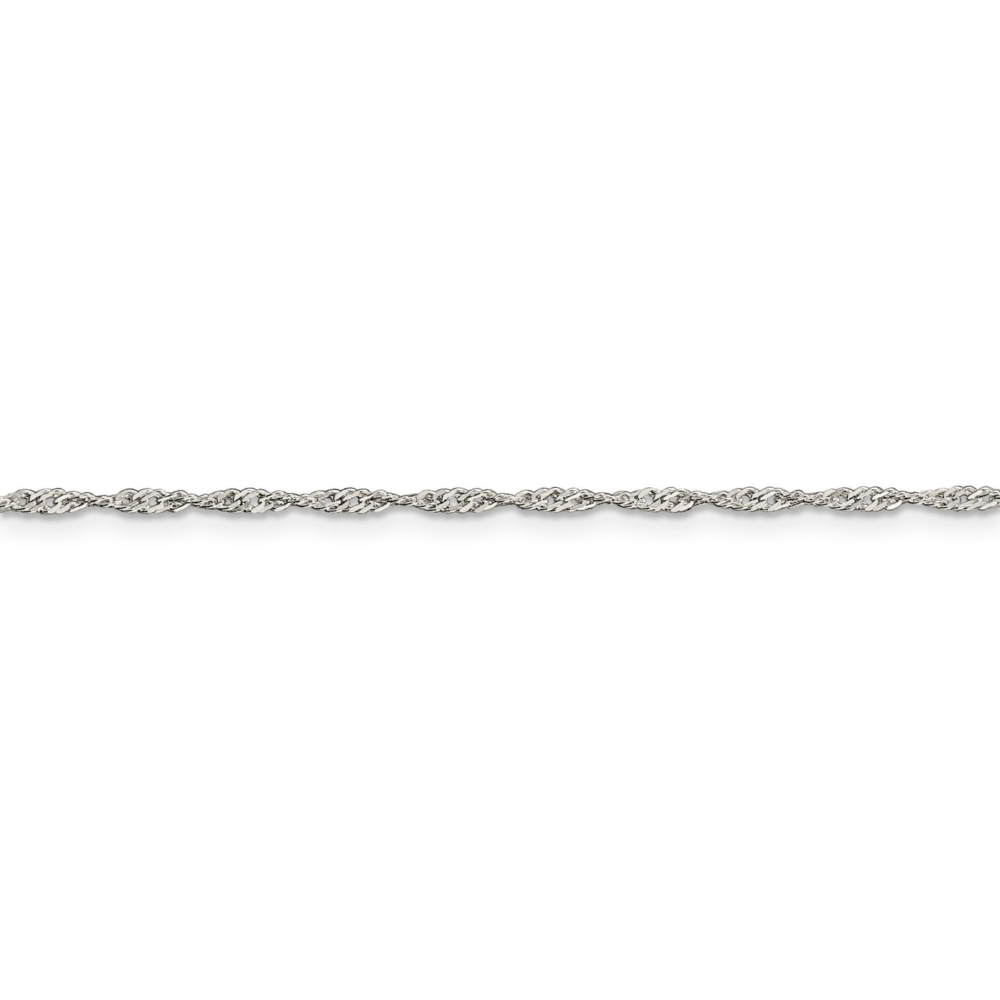 Sterling Silver 1.75mm Singapore Chain