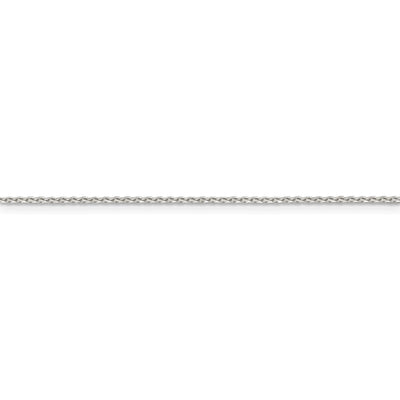 Sterling Silver 1.25mm Diamond-cut Round Spiga Chain