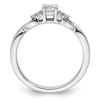 10kw Lab Grown Diamond VS/SI FGH Complete Promise Ring