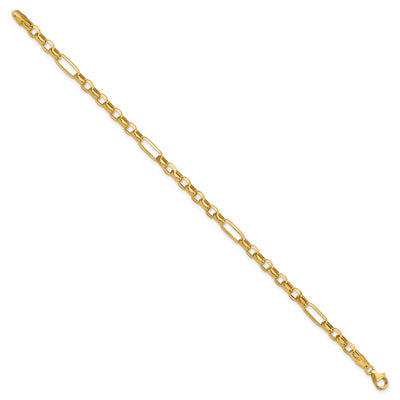 14K Polished Fancy Link Bracelet