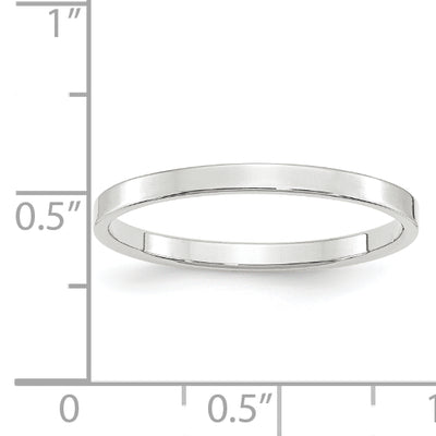 14KW 2mm LTW Flat Band Size 7